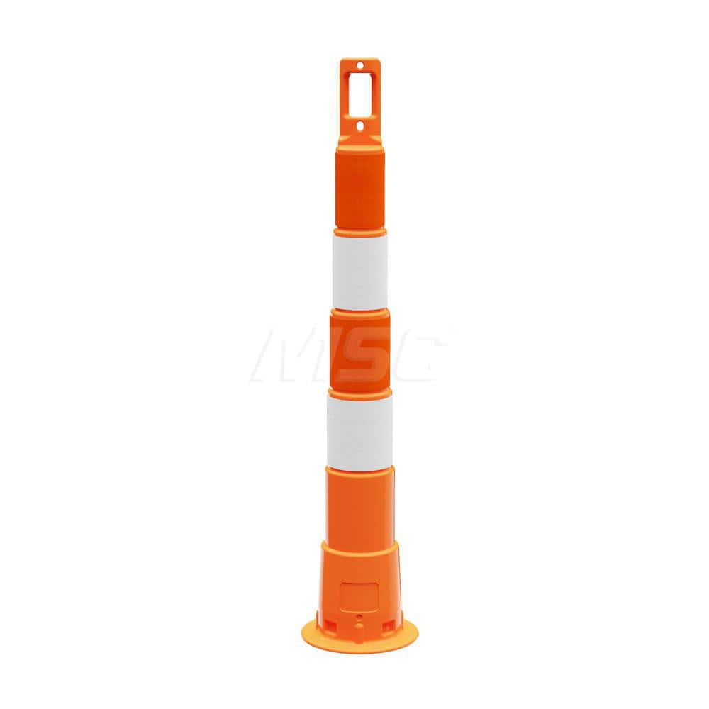 Traffic Barrels, Delineators & Posts; Type: Channelizing Cone; Material: Polyethylene; Reflective: Yes; Base Needed: Yes; Height (Inch): 50.4; Width (Inch): 7-3/4; Additional Information: Sheeting Grade: Engineer; Series: 650R1; Dimensions: 42 in Without