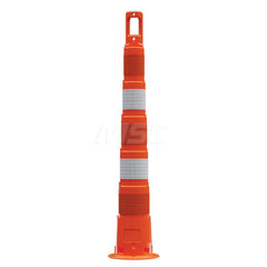 Traffic Barrels, Delineators & Posts; Type: Channelizing Cone; Material: Polyethylene; Reflective: Yes; Base Needed: Yes; Height (Inch): 50.4; Width (Inch): 7-3/4; Additional Information: Series: 650R1; Dimensions: 42 in Without Handle; Sheeting Grade: Hi