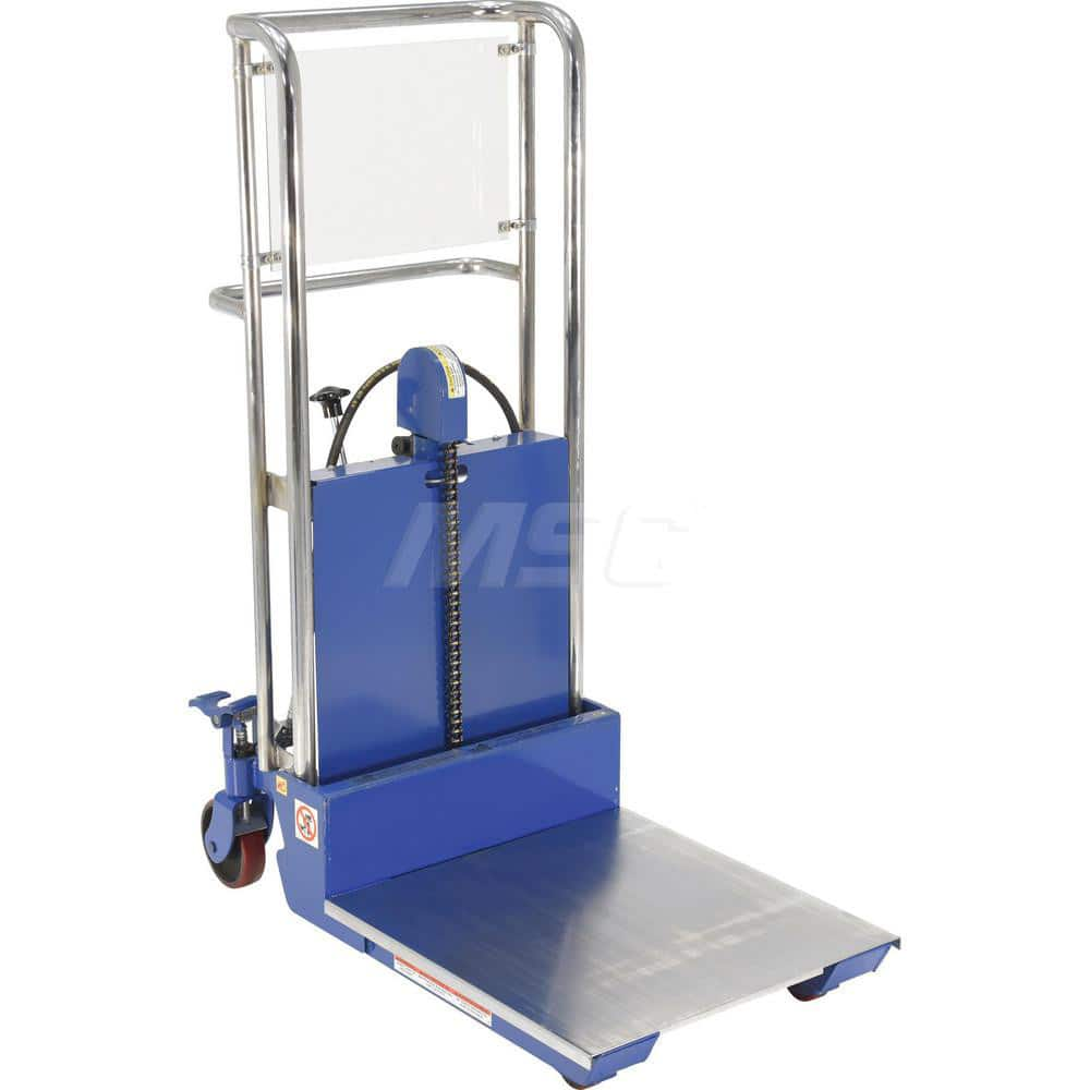 Mobile Battery Lift Table: 880 lb Capacity, 3-1/2 to 44″ Lift Height, 23″ Platform Width, 24″ Platform Length