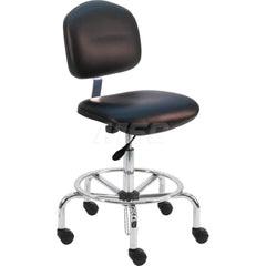 Task Chair: Vinyl, Black