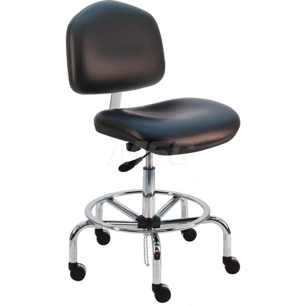 Task Chair: Vinyl, Black