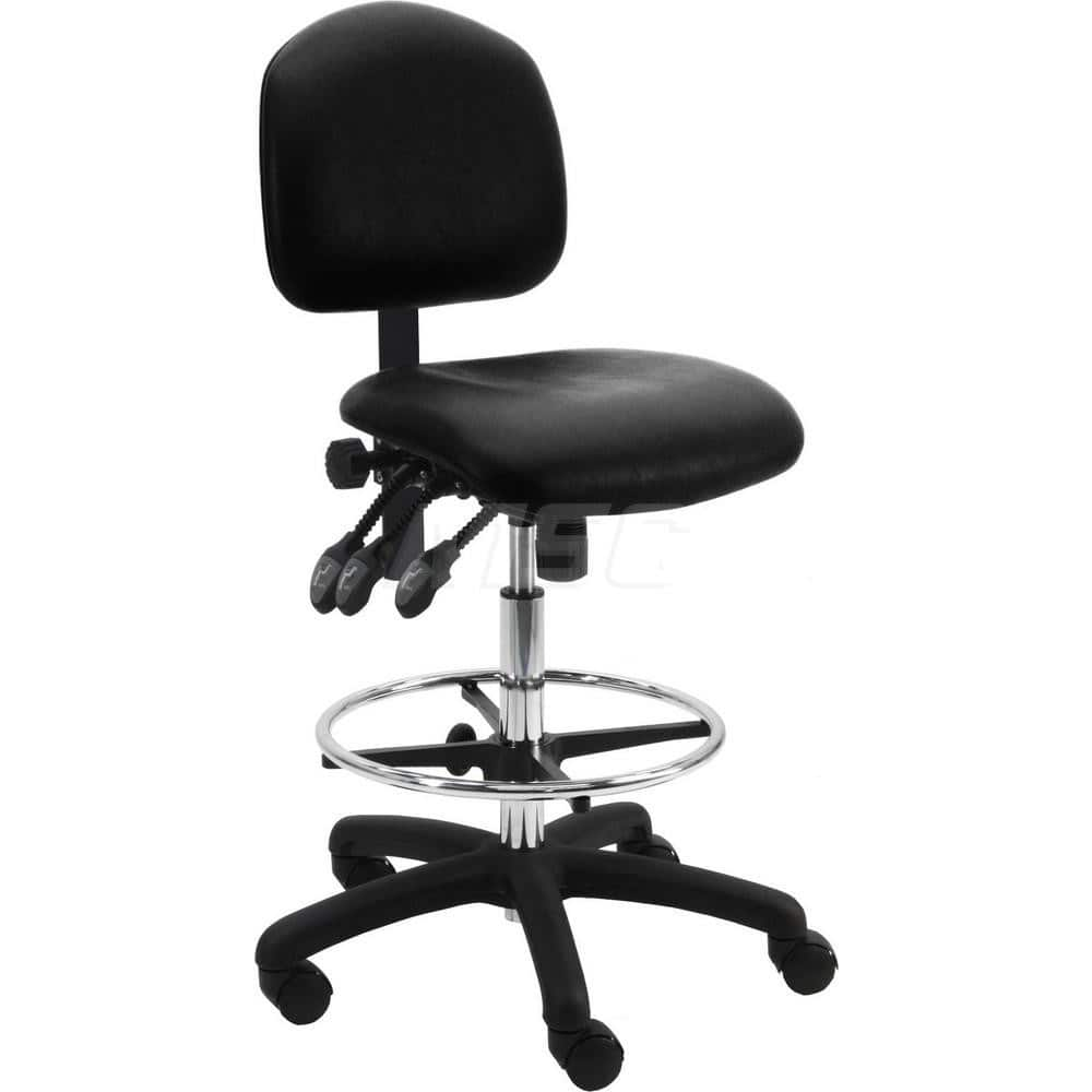 Task Chair: Vinyl, Black