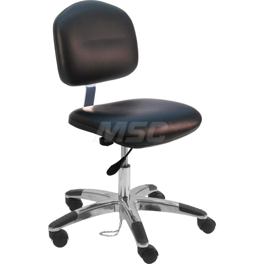 Task Chair: Vinyl, Black