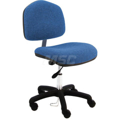 Task Chair: Fabric, Navy Blue