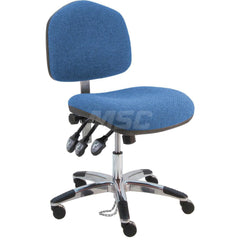 Task Chair: Fabric, Navy Blue