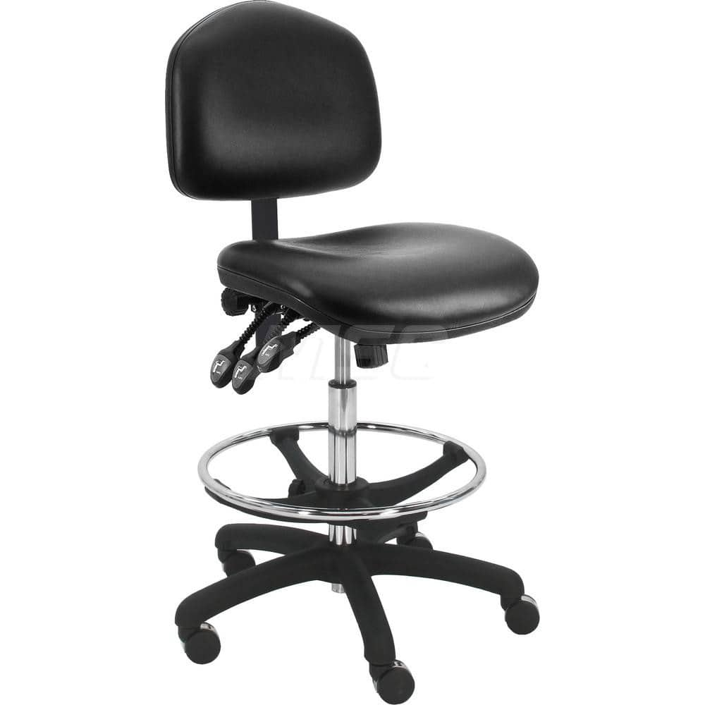 Task Chair: Vinyl, Black