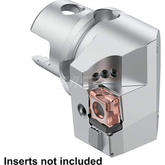 LH KM Negative (Axial) Negative (Radial) Indexable Turning Toolholder - 93deg; Lead Angle, -6° (Axial)/-6.5° (Radial), 80mm Shank Diam, Takes CNUX191016R Inserts