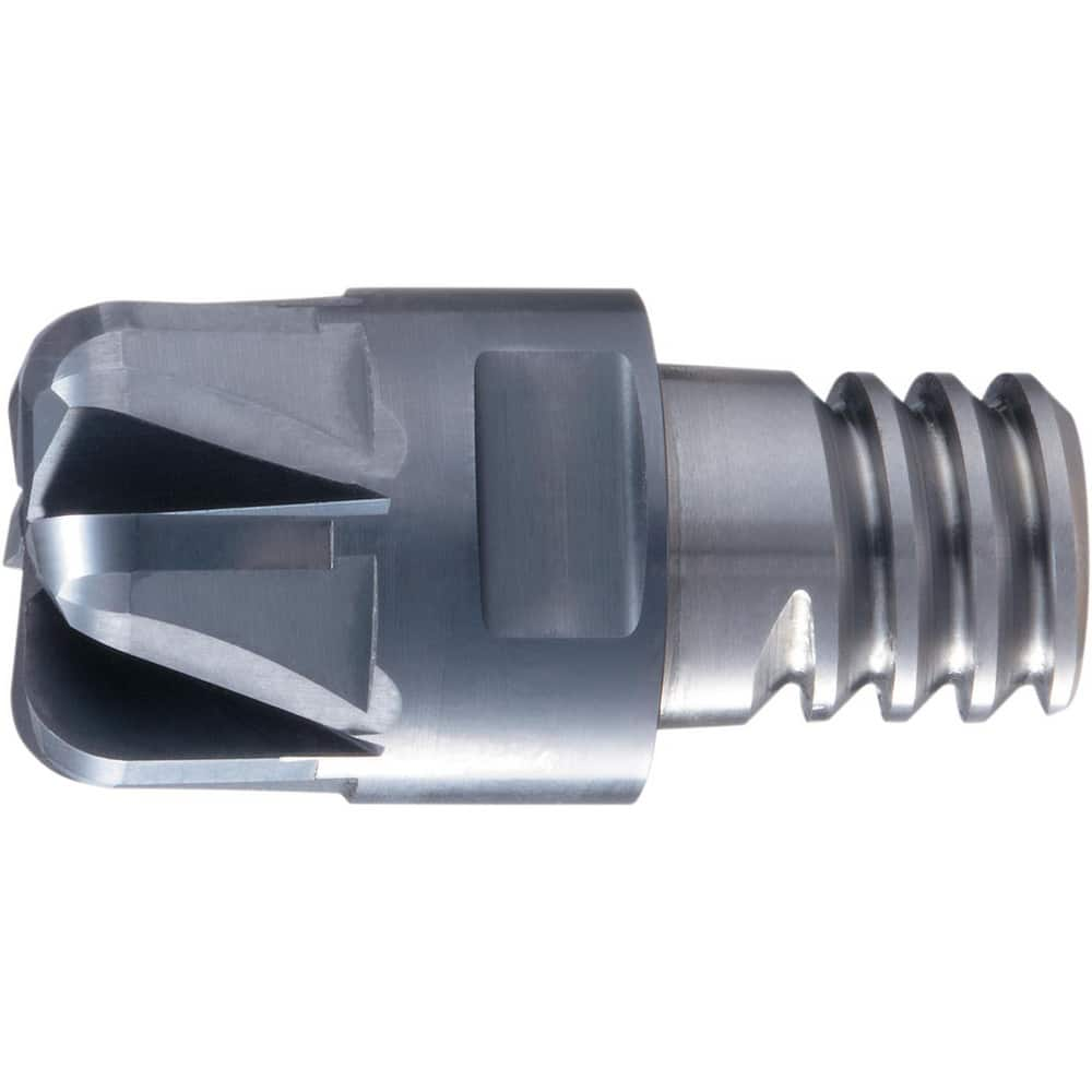 Corner Radius & Corner Chamfer End Mill Heads; Connection Type: PXRE; Centercutting: Yes; Minimum Helix Angle: 45; Maximum Helix Angle: 45; Flute Type: Straight; Material Grade: XP6305; Series: 78PXRE; Number Of Flutes: 6; Overall Length: 1.10