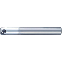 Indexable High-Feed End Mill: 1/4″ Cut Dia, 1/4″ Straight Shank Uses 1 PFR Inserts, 1.75″ Max Depth, 4-1/2″ OAL