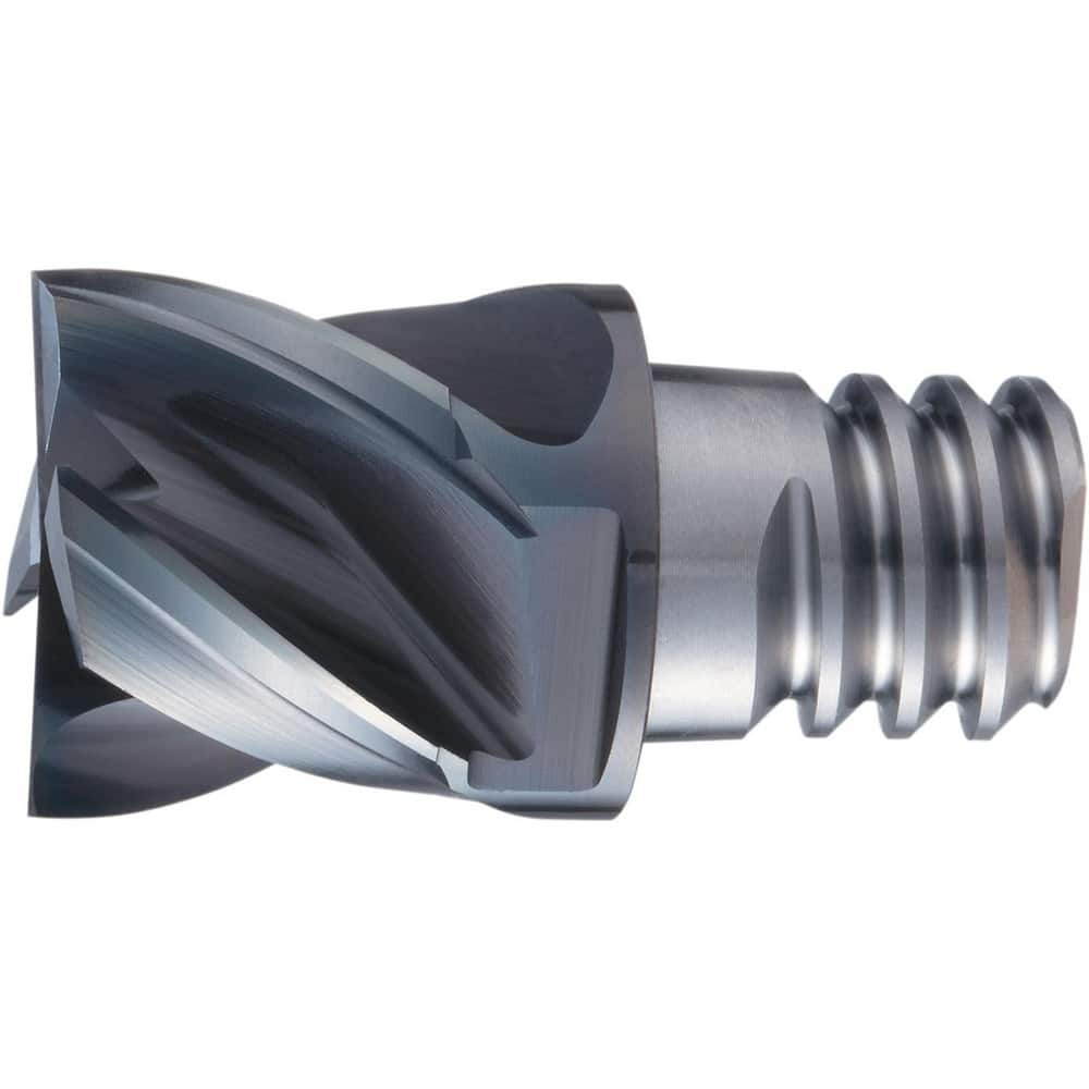 Square End Mill Heads; Mill Diameter (Inch): 5/8; Mill Diameter (Decimal Inch): 0.6250; Number of Flutes: 4; Length of Cut (Decimal Inch): 0.4720; Length of Cut (mm): 12.0000; Connection Type: PXSE; Overall Length (Inch): 0.7320 in; Material: Solid Carbid