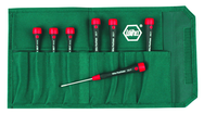 8 Piece - .028 - 1/8 - PicoFinish Precision Hex Screwdriver Inch Set In Pouch - Caliber Tooling