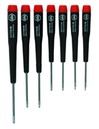 8PC T1-T8 PRECISION TORX SET - Caliber Tooling