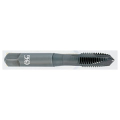 ‎8-32 Dia-H2-3 FL-HSS-Steam Oxide-Plug Spiral Point Tap - Caliber Tooling