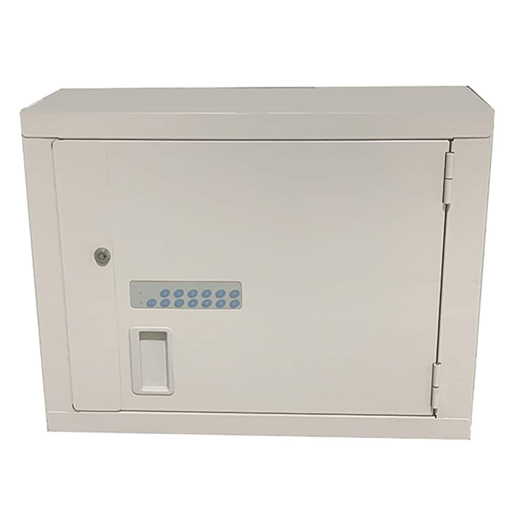 Lakeside - Medicine Cabinets; Mounting Style: Wall Mounted ; Material: Powder Coated Steel ; Height (Inch): 30 ; Width (Inch): 10 ; Depth (Inch): 24 ; Number of Shelves: 3 - Exact Industrial Supply