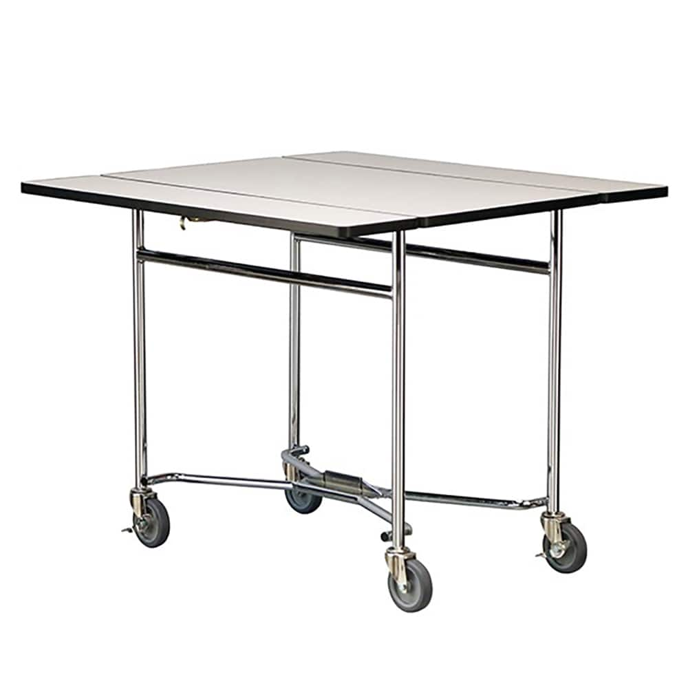 Lakeside - 36" Wide x 30" High x 36" Deep, Mobile Room Service Table - Exact Industrial Supply