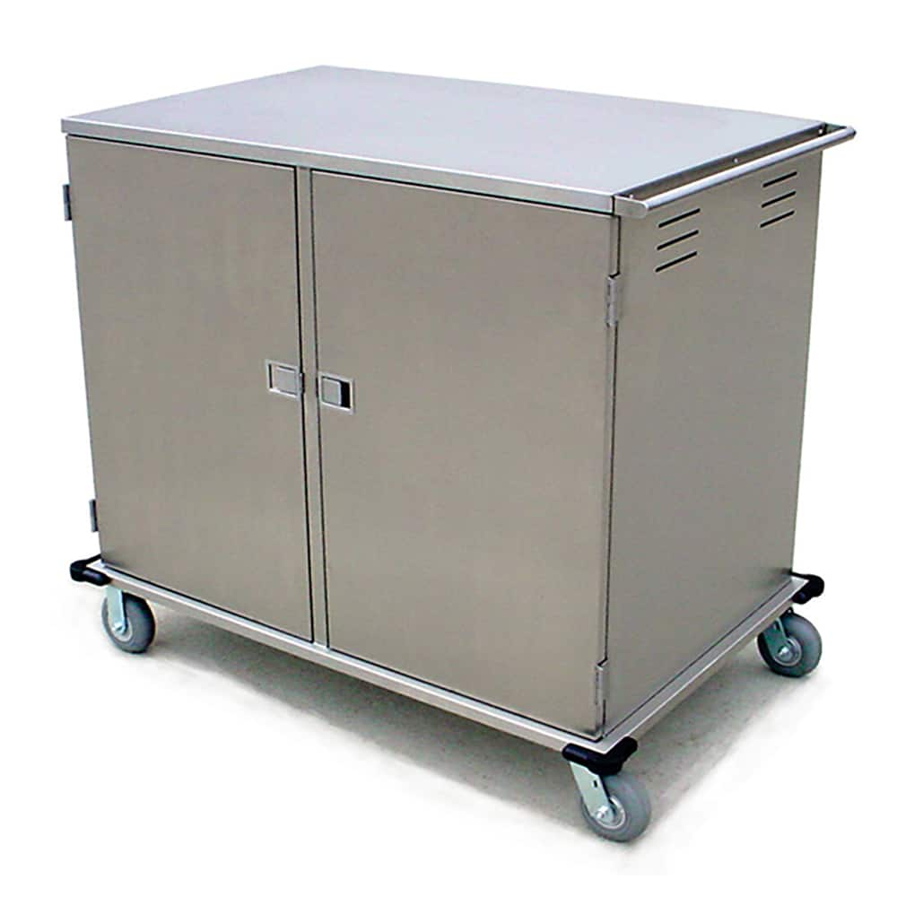 Lakeside - Carts; Type: Tray Delivery Cart ; Load Capacity (Lb.): 300.000 ; Number of Slots: 12 ; Number of Shelves: 0 ; Width (Inch): 34-1/8 ; Length (Inch): 51-1/8 - Exact Industrial Supply