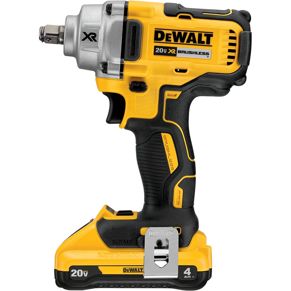 Cordless Impact Wrench: 20V, 1/2″ Drive, 0 to 3,100 BPM, 0 to 2,000 RPM 330 ft-lb, 1 20V MAX Battery Included, DCB115 Charger Included