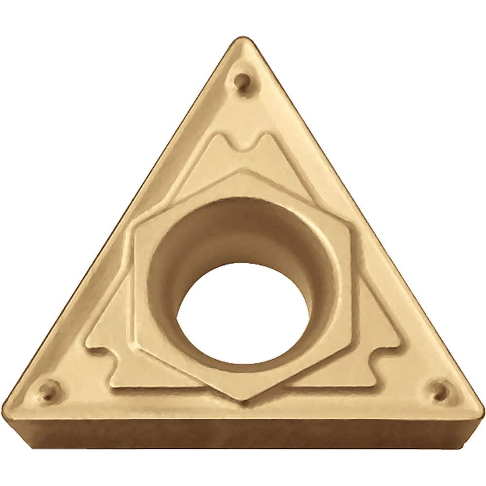 TCMT16T304HQ CA5525 Carbide Turning Insert TiCl2O3/TiN Finish, Neutral, 3/8″ Inscribed Circle, 0.0157″ Corner Radius, 5/32″ Thick, 60° Triangle, Series CA55