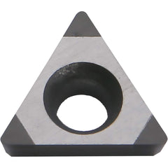 TPGB110304MEF KBN570 CBN Turning Insert Uncoated, Neutral, 1/4″ Inscribed Circle, 0.0157″ Corner Radius, 0.1252″ Thick, 60° Triangle, Series KBN