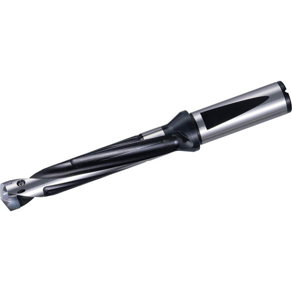 Kyocera - Replaceable-Tip Drills; Series: Magic Drill DRA ; Minimum Drill Diameter (mm): 21.00 ; Maximum Drill Diameter (mm): 21.99 ; Drill Depth by Diameter Ratio: 5xD ; Maximum Drill Depth (mm): 110.00 ; Shank Diameter (mm): 25.0000 - Exact Industrial Supply