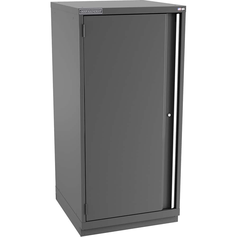 Champion Tool Storage - Storage Cabinets; Type: Eye-Level Height Standard Wide Door Cabinet ; Width (Inch): 28-1/4 ; Depth (Inch): 28-1/2 ; Height (Inch): 59-1/2 ; Number of Shelves: 5 ; Material: Steel - Exact Industrial Supply