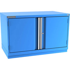 Champion Tool Storage - Storage Cabinets; Type: Desk-Height Extra Wide Door Cabinet ; Width (Inch): 47 ; Depth (Inch): 28-1/2 ; Height (Inch): 29-7/8 ; Number of Shelves: 2 ; Material: Steel - Exact Industrial Supply