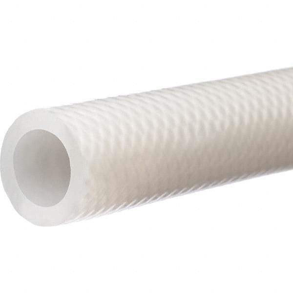 Value Collection - 1/4" ID x 1/2" OD, 5' Long, Silicone Reinforced (3A) Tube - Clear, 145 Max psi, -100 to 440°F - Caliber Tooling