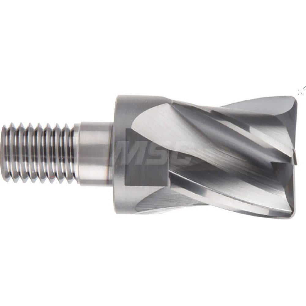 YG-1 - Corner Radius & Corner Chamfer End Mill Heads; Mill Diameter (Inch): 1-1/4 ; Mill Diameter (Decimal Inch): 1.2500 ; End Type: Corner Radius ; Corner Radius (Decimal Inch): 0.0400 ; Number of Flutes: 4 ; Material: Carbide - Exact Industrial Supply