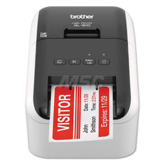 Brother - Office Machine Supplies & Accessories; Office Machine/Equipment Accessory Type: Label Printer ; For Use With: Mac OS X 10.10.5-10.12; Windows Vista; 7; 8; 8.1; 10 ; Contents: AC Power Cable; DK-1201 Diecut Address Label Starter Roll; DK-2251 Co - Exact Industrial Supply