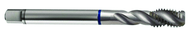 7/8-14 2B 4-Flute Cobalt Blue Ring Semi-Bottoming 40 degree Spiral Flute Tap-Bright - Caliber Tooling