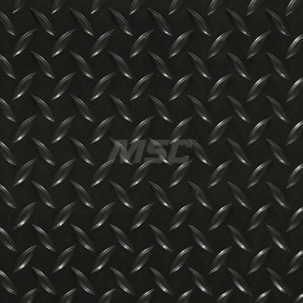 M + A Matting - Switchboard Matting; Specification Type: ANSI/ASTM Type II Class 2 ; Thickness (Inch): 1/4 ; Width (Feet): 3.00 ; Length (Feet): 75.000 ; Surface Pattern: Diamond-Plate ; Color: Black - Exact Industrial Supply