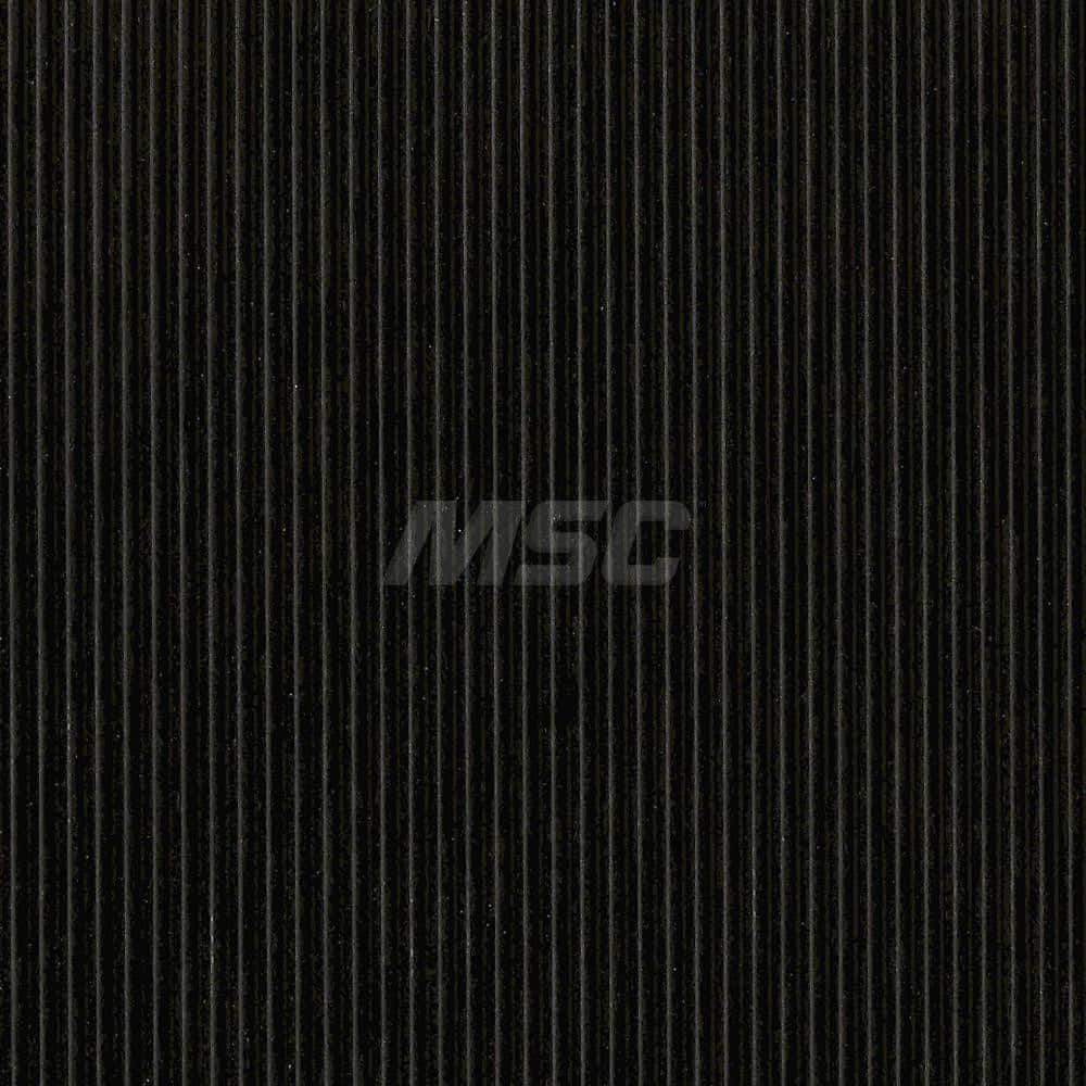 M + A Matting - Switchboard Matting; Specification Type: ANSI/ASTM Type II Class 2 ; Thickness (Inch): 1/4 ; Width (Feet): 3.00 ; Length (Feet): 75.000 ; Surface Pattern: Corrugated ; Color: Black - Exact Industrial Supply