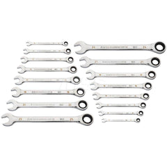 GEARWRENCH - Wrench Sets; Tool Type: Combination Wrench Set ; System of Measurement: Metric ; Size Range: 8.0 - Exact Industrial Supply