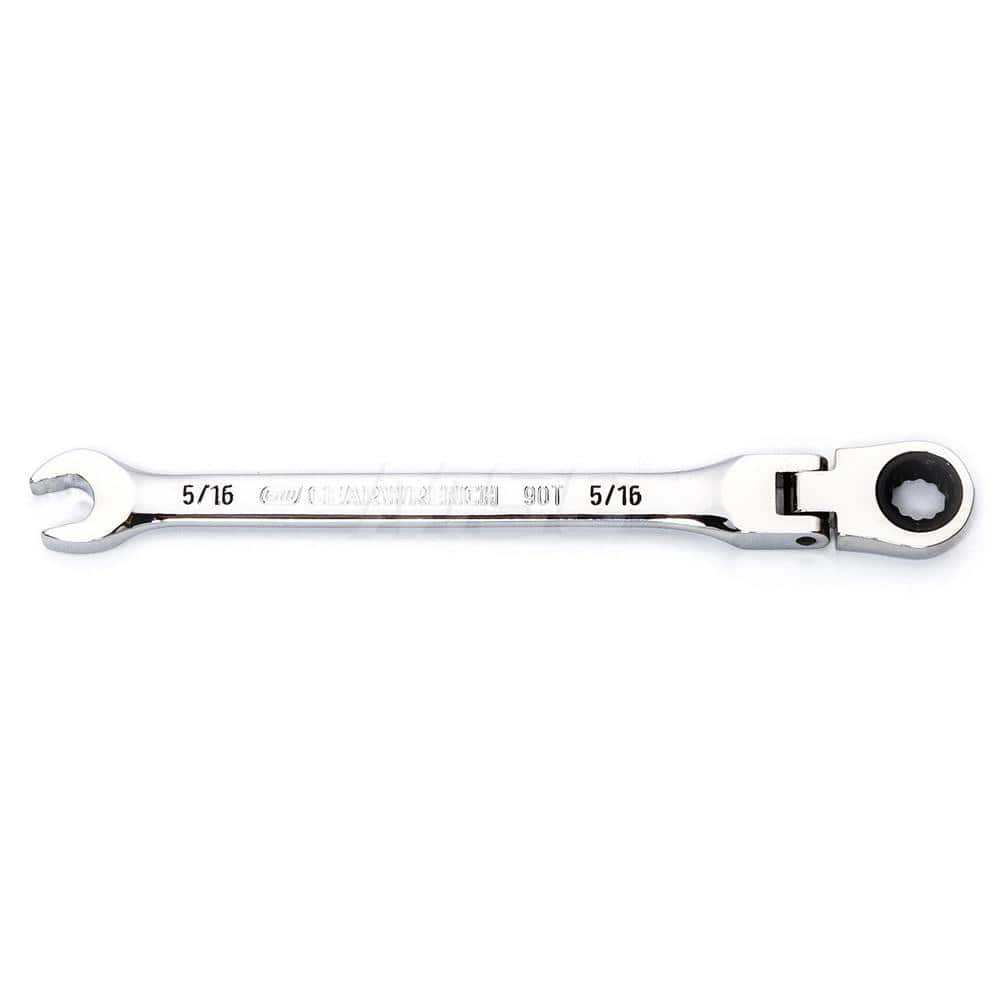 Combination Wrench: Alloy Steel, Polished Chrome-Plated