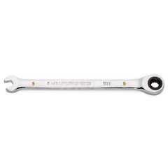 GEARWRENCH - Combination Wrenches; Type: Combination Wrench ; Tool Type: Ratcheting ; Size (mm): 6 ; Number of Points: 12 ; Finish/Coating: Full Polish Chrome ; Material: Alloy Steel - Exact Industrial Supply