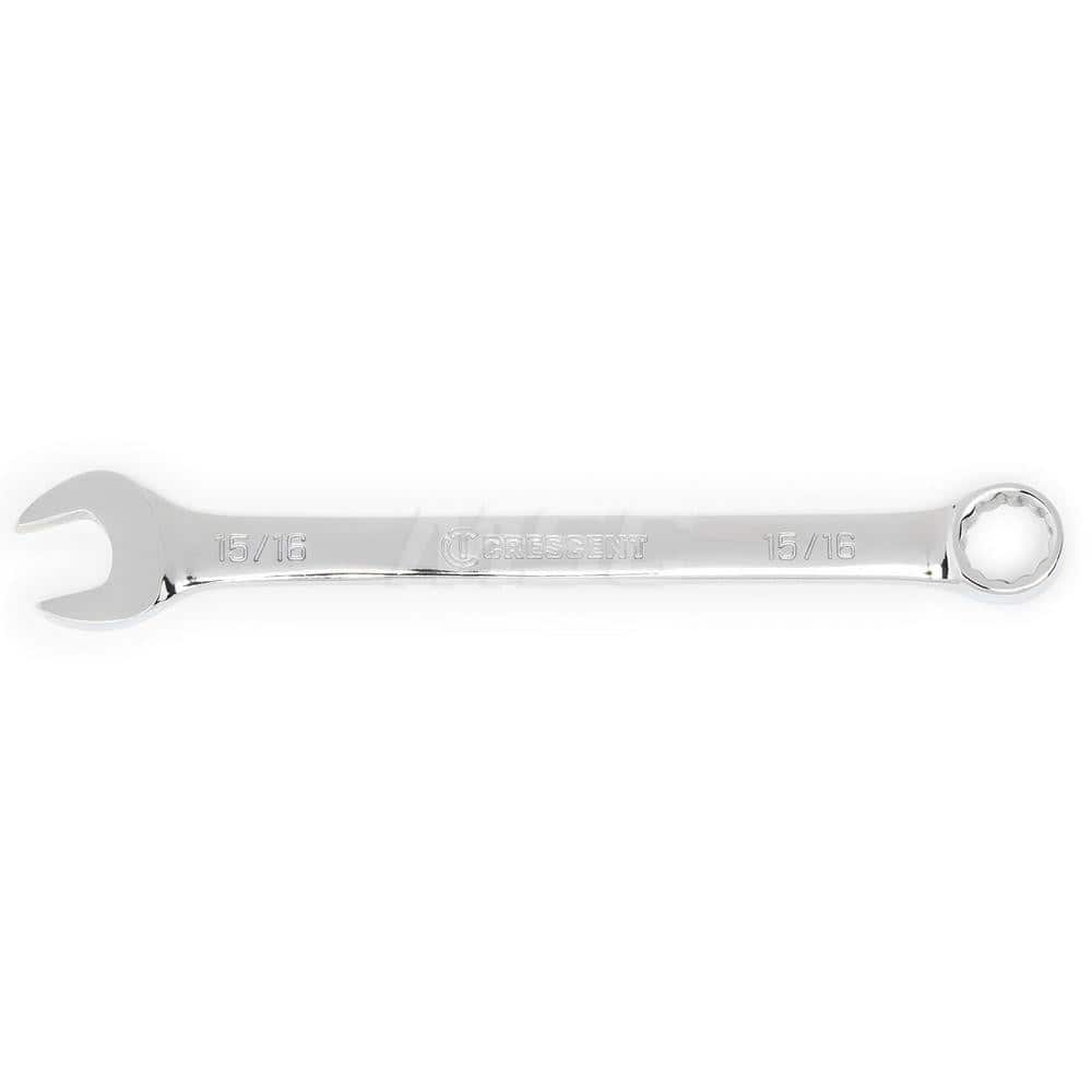 Crescent - Combination Wrenches; Type: Combination Wrench ; Tool Type: NonRatcheting ; Size (Inch): 15/16 ; Number of Points: 12 ; Finish/Coating: Full Polish Chrome ; Material: Alloy Steel - Exact Industrial Supply