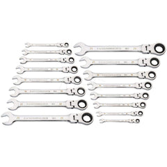 GEARWRENCH - Wrench Sets; Tool Type: Combination Wrench Set ; System of Measurement: Metric ; Size Range: 8.0 - Exact Industrial Supply