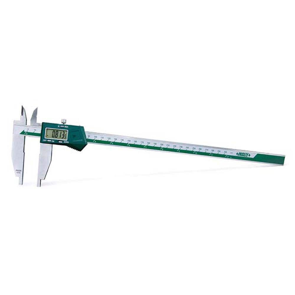 Insize USA LLC - Electronic Calipers; Minimum Measurement (Decimal Inch): 0.0000 ; Maximum Measurement (Decimal Inch): 12 ; Accuracy Plus/Minus (Decimal Inch): 0.0016 ; Resolution (Decimal Inch): 0.0005 ; IP Rating: None ; Data Output: Yes - Exact Industrial Supply