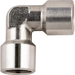 Aignep USA - Stainless Steel Pipe Fittings; Type: Female x Female Elbow ; Fitting Size: 1/4 ; End Connections: BSPP ; Material Grade: 316L Stainless Steel ; Pressure Rating (psi): 290 - Exact Industrial Supply