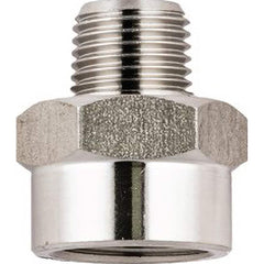 Aignep USA - Stainless Steel Pipe Fittings; Type: Reducer ; Fitting Size: 1/2 x 3/4 ; End Connections: BSPP ; Material Grade: 316L Stainless Steel ; Pressure Rating (psi): 290 - Exact Industrial Supply