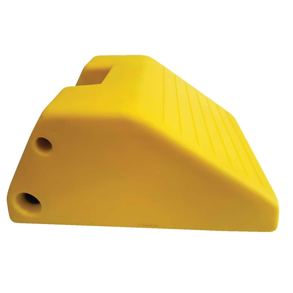 Vestil - Wheel Chocks; Width (Inch): 15 ; Height (Inch): 10 ; Depth (Inch): 22 ; Material: Polyurethane - Exact Industrial Supply