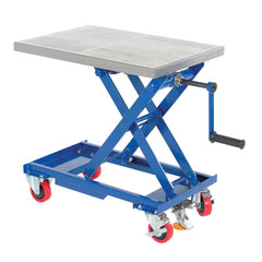 Vestil - Lifting Tables; Type: Scissor Cart ; Lift Style: Scissor ; Style: Manual ; Load Capacity (Lb.): 330.000 ; Minimum Height (Inch): 13-1/2 ; Lift Height (Inch): 28-1/2 - Exact Industrial Supply