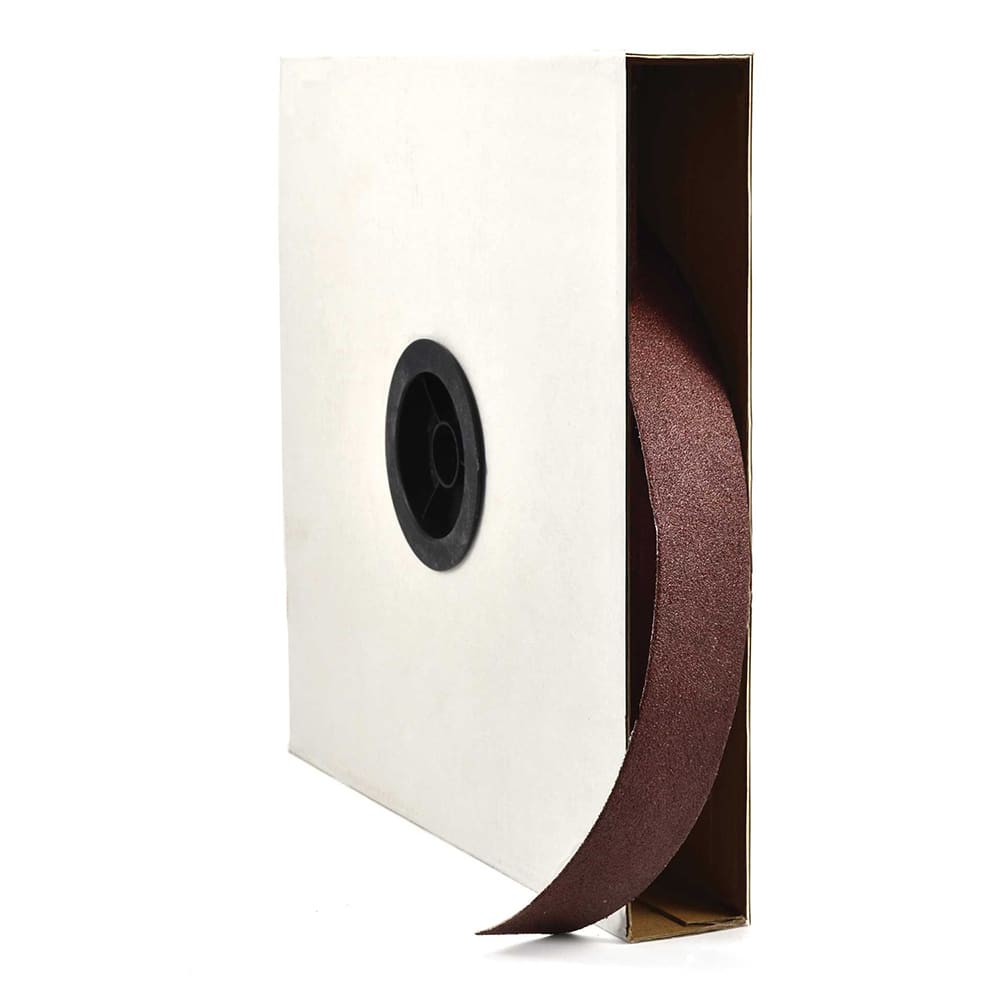 Superior Abrasives - Shop Rolls; Abrasive Material: Aluminum Oxide ; Roll Width (Inch): 1-1/2 ; Roll Length (yd): 50.00 ; Grit: 80 ; Backing Material: Cloth ; Backing Weight: J - Exact Industrial Supply