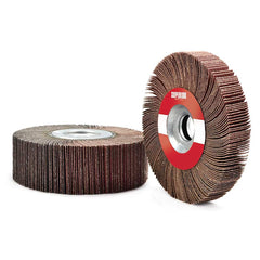 Superior Abrasives - Unmounted Flap Wheels; Abrasive Type: Coated ; Outside Diameter (Inch): 6 ; Face Width (Inch): 2 ; Center Hole Size (Inch): 1 ; Abrasive Material: Aluminum Oxide ; Grit: 60 - Exact Industrial Supply