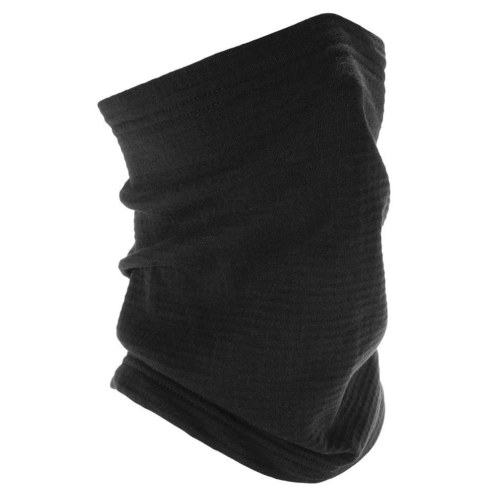 Ergodyne - Arc Flash & FR Hoods; Hood Type: Arc Flash Protection ; Hood Style: Neck Gaiter ; Material: Polartec FR Power Grid Fleece ; Size: Universal ; Color: Black ; Maximum Arc Flash Protection (cal/Sq. cm): 20.00 - Exact Industrial Supply