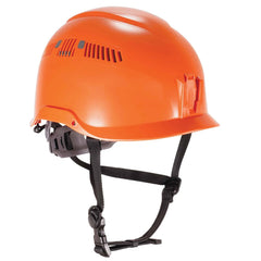 Ergodyne - Hard Hats; Type: Short Brim ; Adjustment: Adjustable ; Suspension Type: 6-Point ; ANSI Type: I ; Class Rating: C ; Material: Plastic - Exact Industrial Supply