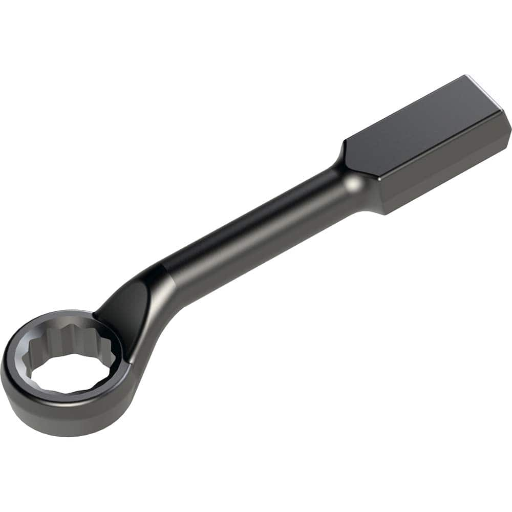 Petol - Box Wrenches; Wrench Type: Offset ; Tool Type: Striking Wrench ; Size (Inch): 1-11/16 ; Number of Points: 12 ; Head Type: Single End ; Finish/Coating: Black Oxide - Exact Industrial Supply