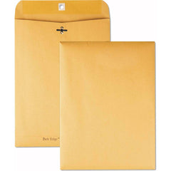 Quality Park - Mailers, Sheets & Envelopes; Type: Catalog Envelope ; Style: Clasp w/Gummed Flap ; Width (Inch): 12 ; Length (Inch): 9 ; Box Quantity: 100 ; Size: 9 x 12 - Exact Industrial Supply