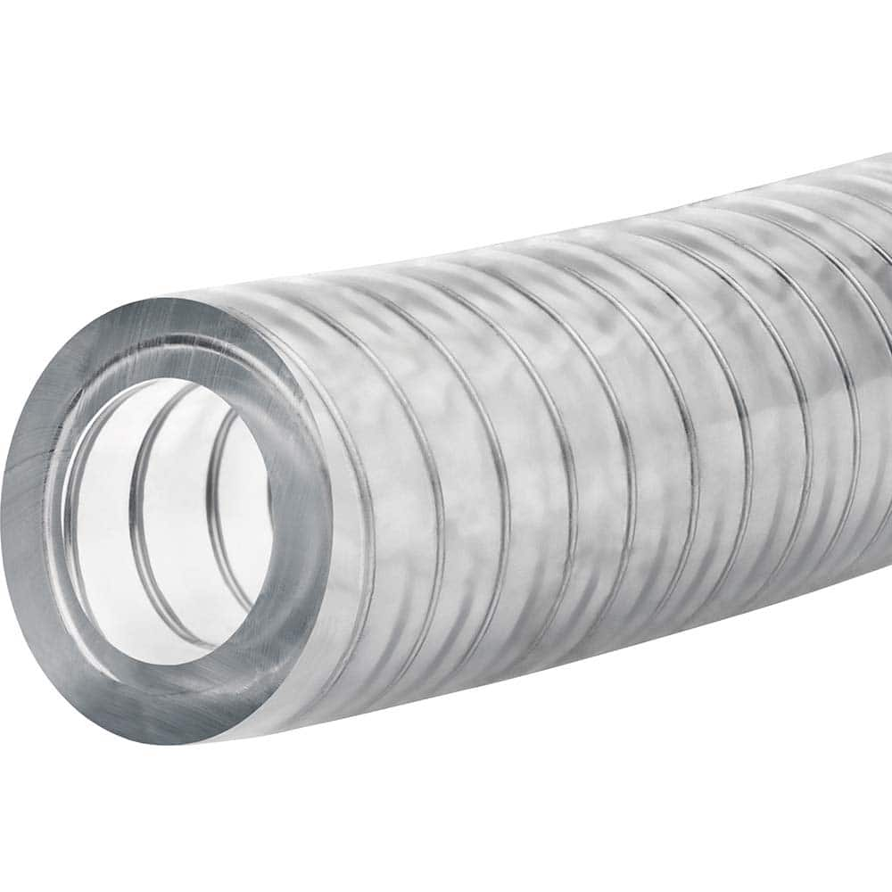 USA Sealing - Plastic, Rubber & Synthetic Tube; Inside Diameter (Inch): 2 ; Outside Diameter (Inch): 2-1/2 ; Wall Thickness (Inch): 1/4 ; Material: Silicone ; Maximum Working Pressure (psi): 35 ; Color: Translucent White - Exact Industrial Supply