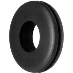 USA Sealing - Grommets; Type: Oil-Resistant Push-In Grommet ; Outside Diameter (Inch): 7/8 ; Overall Thickness (Decimal Inch): 3/8 ; Inside Diameter Inch: 3/8 (Inch); Material: Buna-N Rubber ; Type: Oil-Resistant Push-In Grommet - Exact Industrial Supply